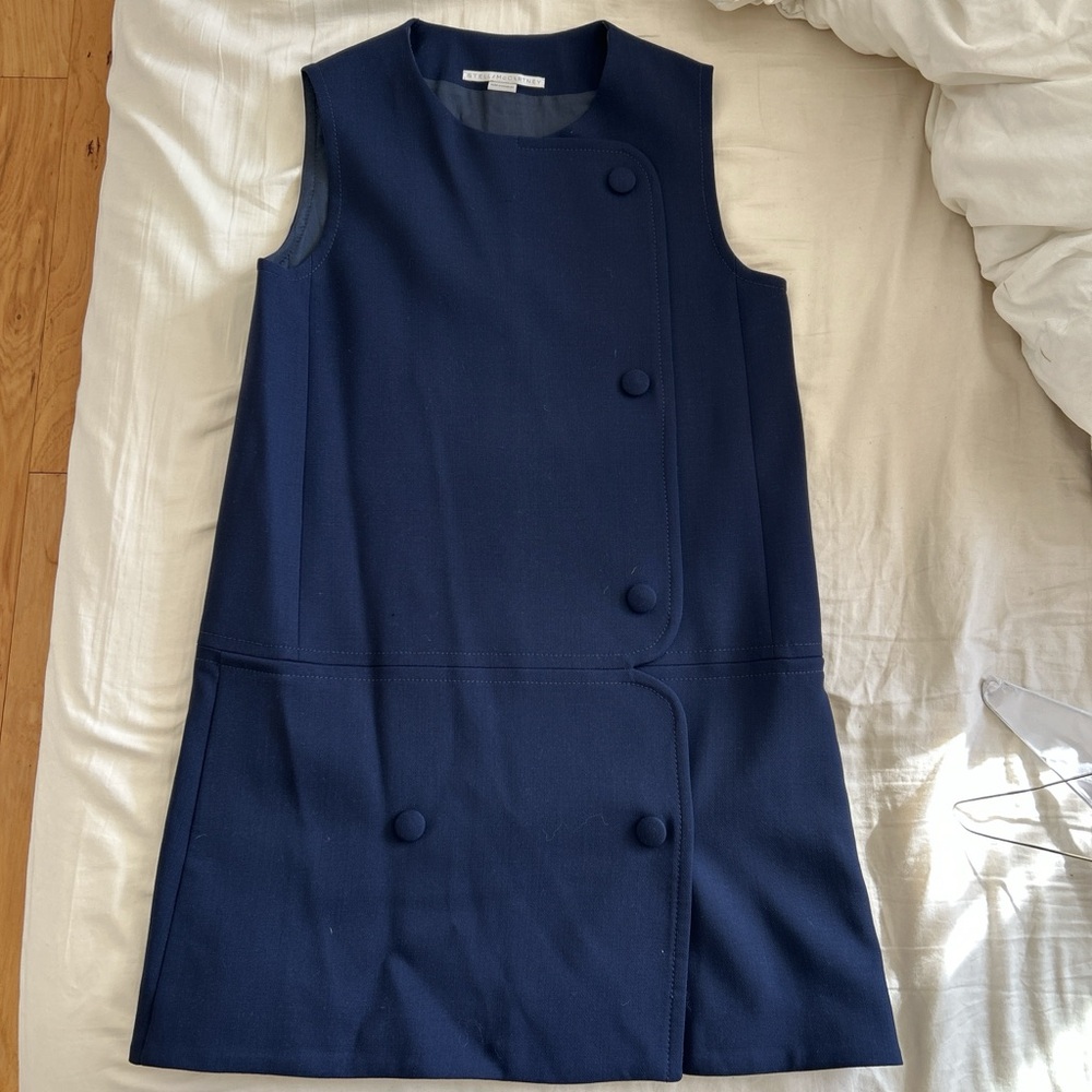 Stella McCartney Navy Mini Dress